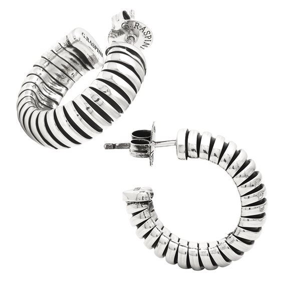 Pendientes Giovanni Raspini Mujer TUBOGAS in Plata 12535 - 12535